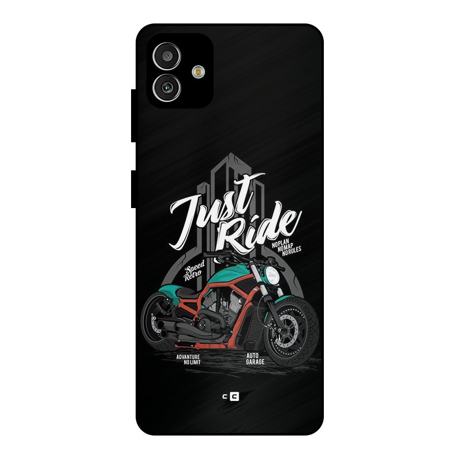 Just Ride Speed Metal Back Case for Galaxy M13 5G