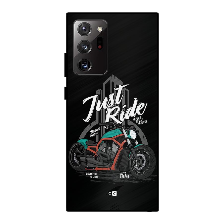 Just Ride Speed Metal Back Case for Galaxy Note 20 Ultra