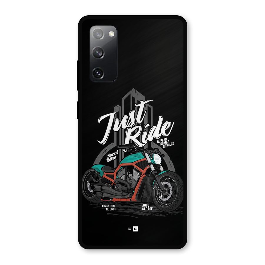 Just Ride Speed Metal Back Case for Galaxy S20 FE 5G