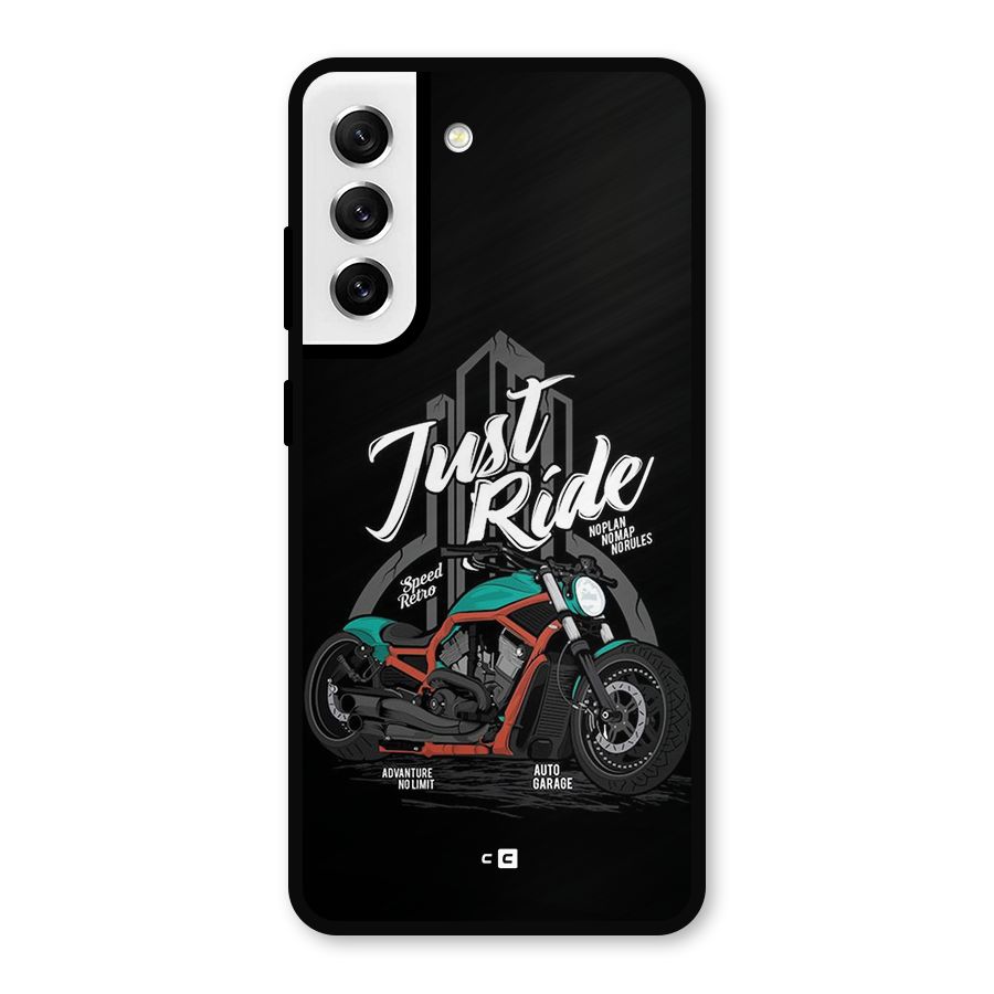 Just Ride Speed Metal Back Case for Galaxy S21 FE 5G