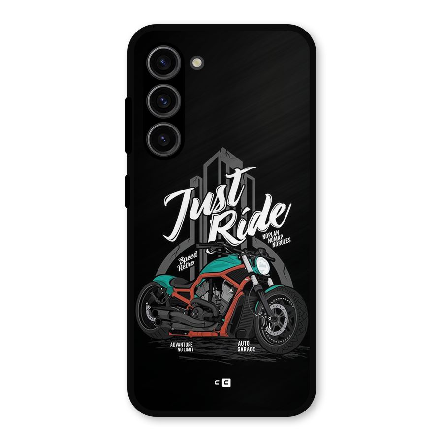 Just Ride Speed Metal Back Case for Galaxy S23