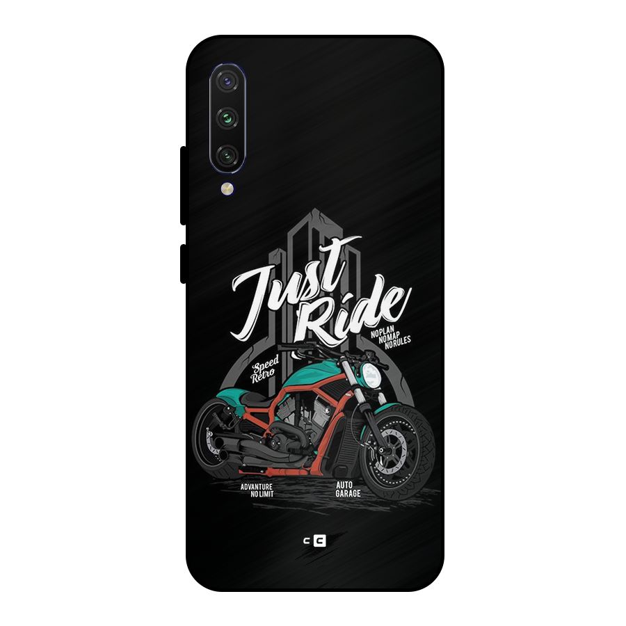 Just Ride Speed Metal Back Case for Mi A3