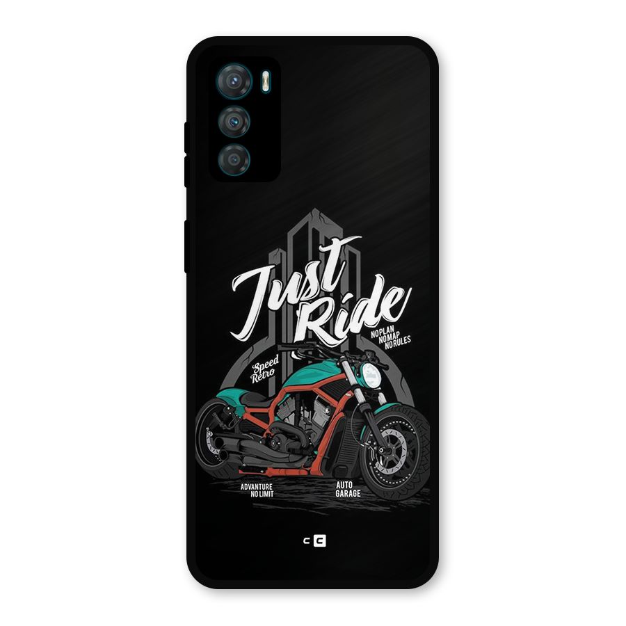 Just Ride Speed Metal Back Case for Moto G42