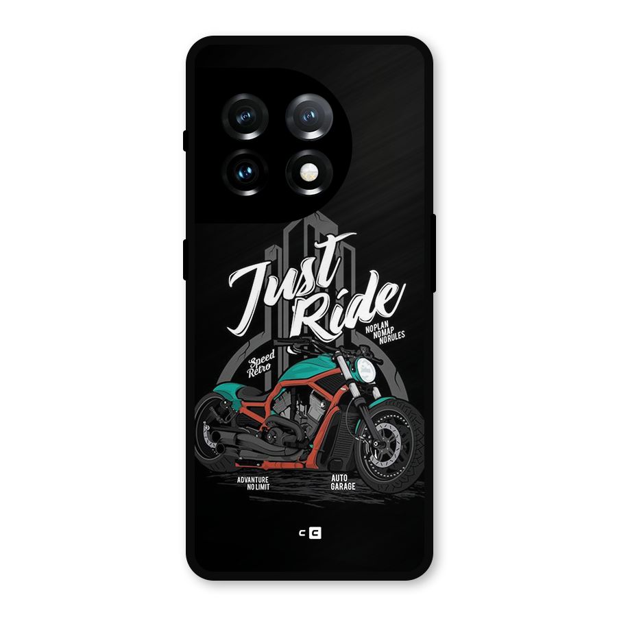 Just Ride Speed Metal Back Case for OnePlus 11