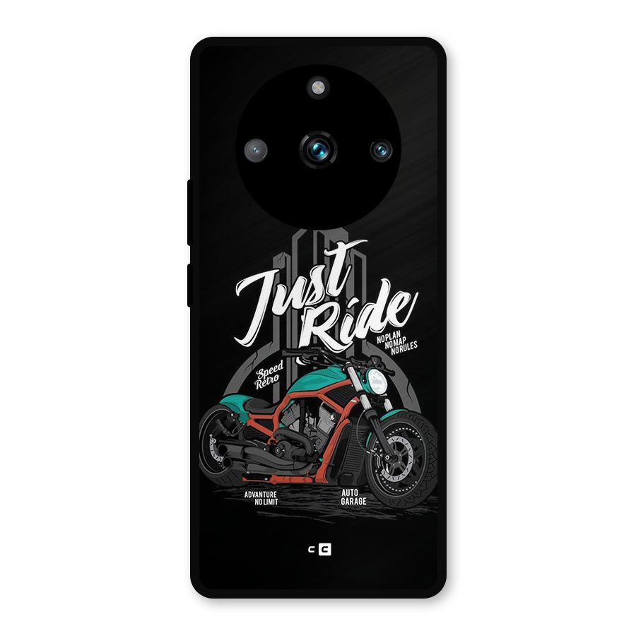 Just Ride Speed Metal Back Case for Realme 11 Pro