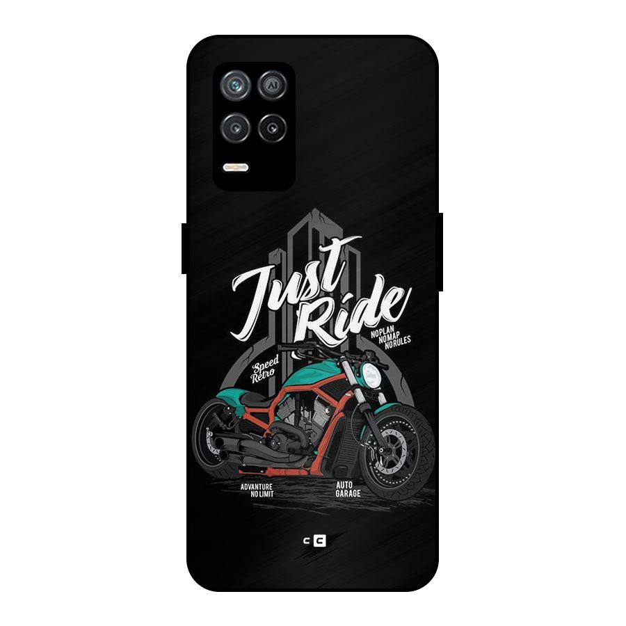Just Ride Speed Metal Back Case for Realme 8 5G
