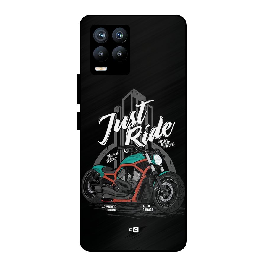 Just Ride Speed Metal Back Case for Realme 8 Pro