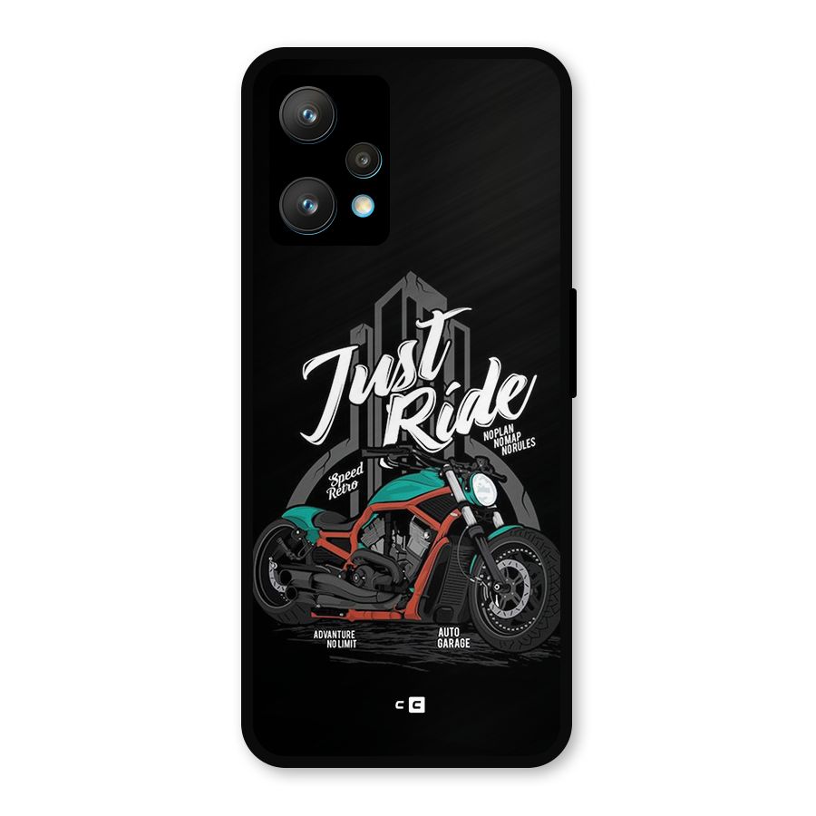 Just Ride Speed Metal Back Case for Realme 9 Pro Plus 5G