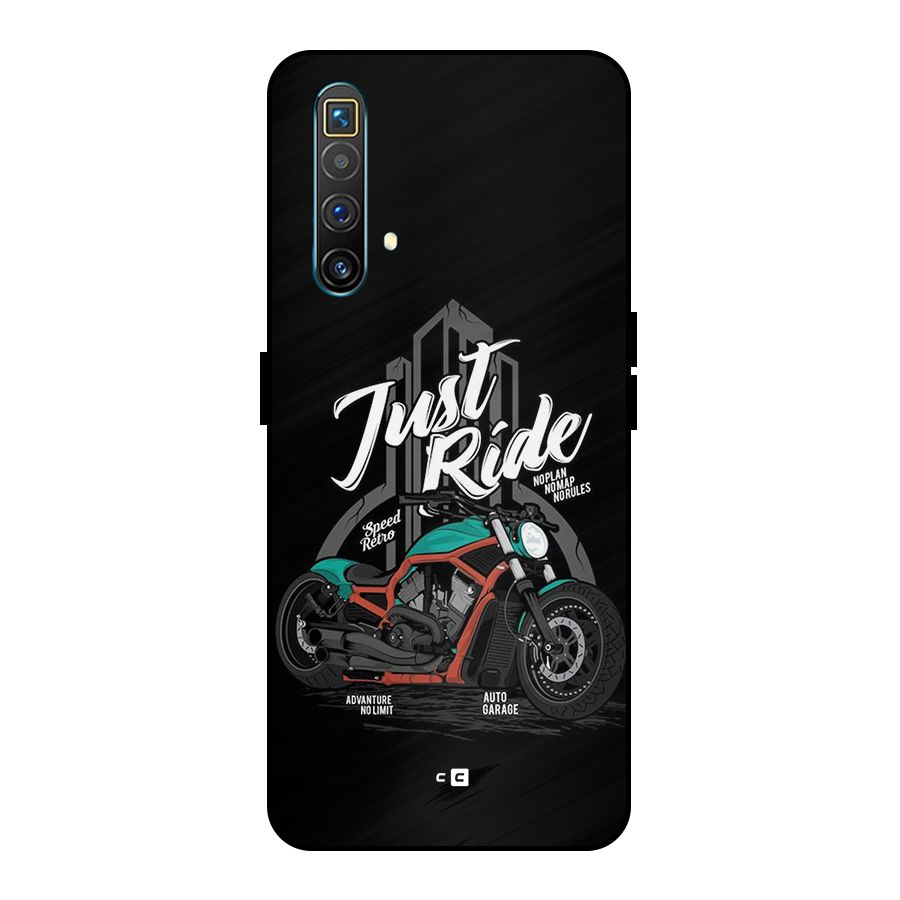 Just Ride Speed Metal Back Case for Realme X3