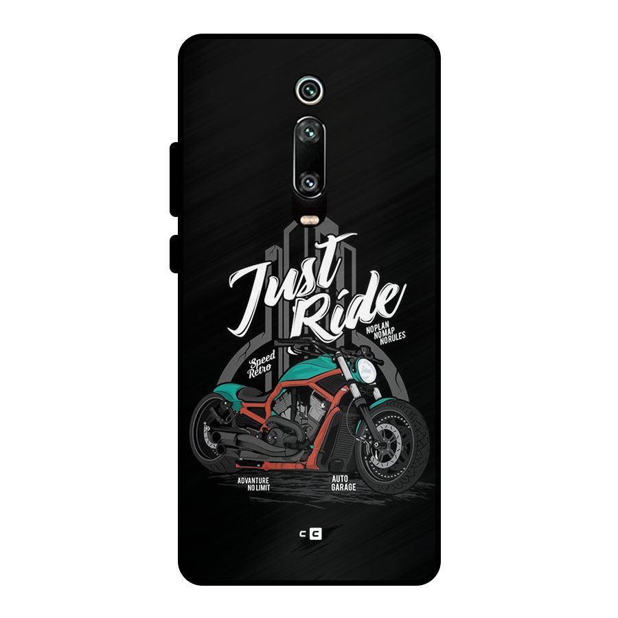 Just Ride Speed Metal Back Case for Redmi K20