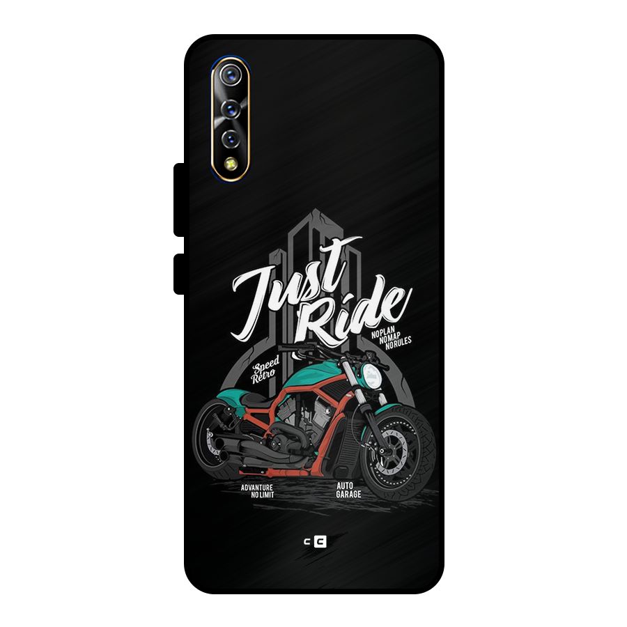 Just Ride Speed Metal Back Case for Vivo S1