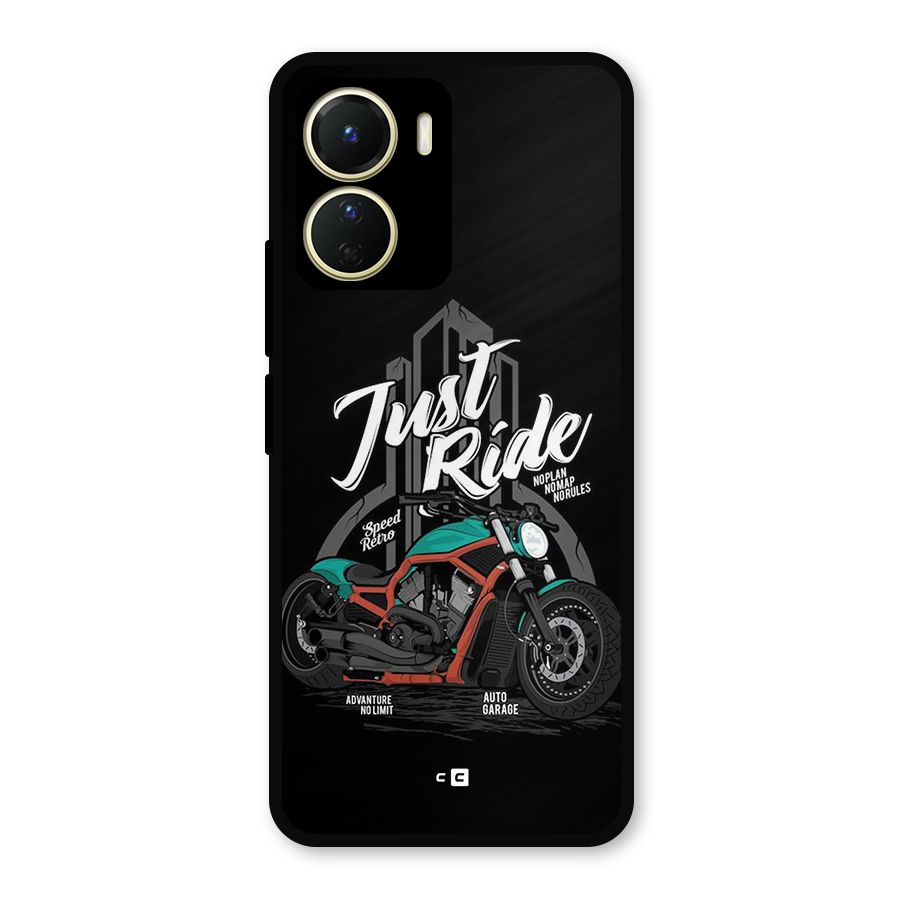 Just Ride Speed Metal Back Case for Vivo T2x