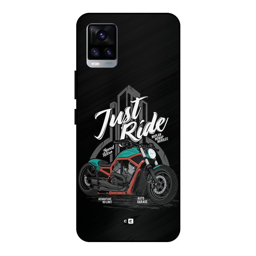 Just Ride Speed Metal Back Case for Vivo V20