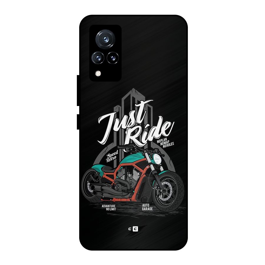 Just Ride Speed Metal Back Case for Vivo V21 5G