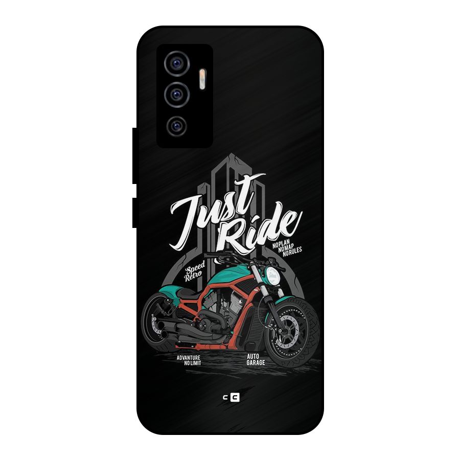 Just Ride Speed Metal Back Case for Vivo V23e