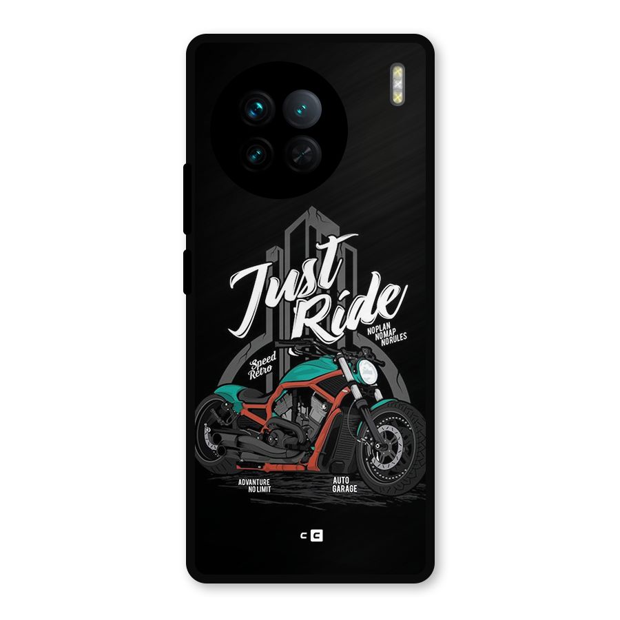 Just Ride Speed Metal Back Case for Vivo X90