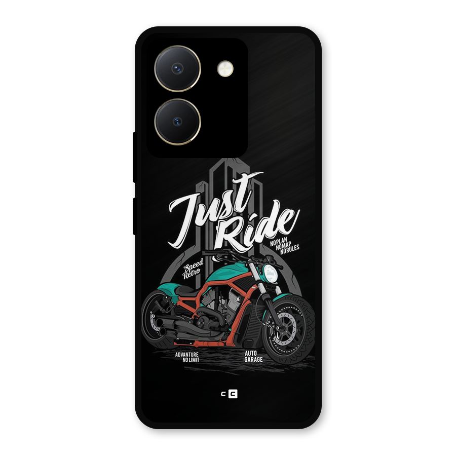 Just Ride Speed Metal Back Case for Vivo Y36