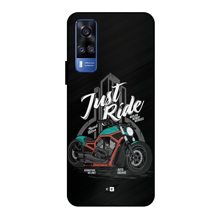 Just Ride Speed Metal Back Case for Vivo Y51