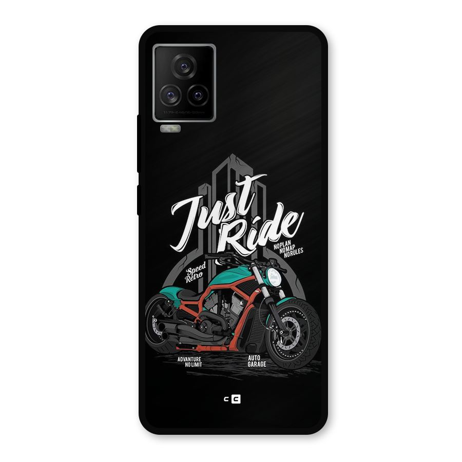 Just Ride Speed Metal Back Case for iQOO 7 Legend 5G