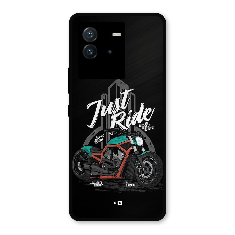 Just Ride Speed Metal Back Case for iQOO Neo 6 5G