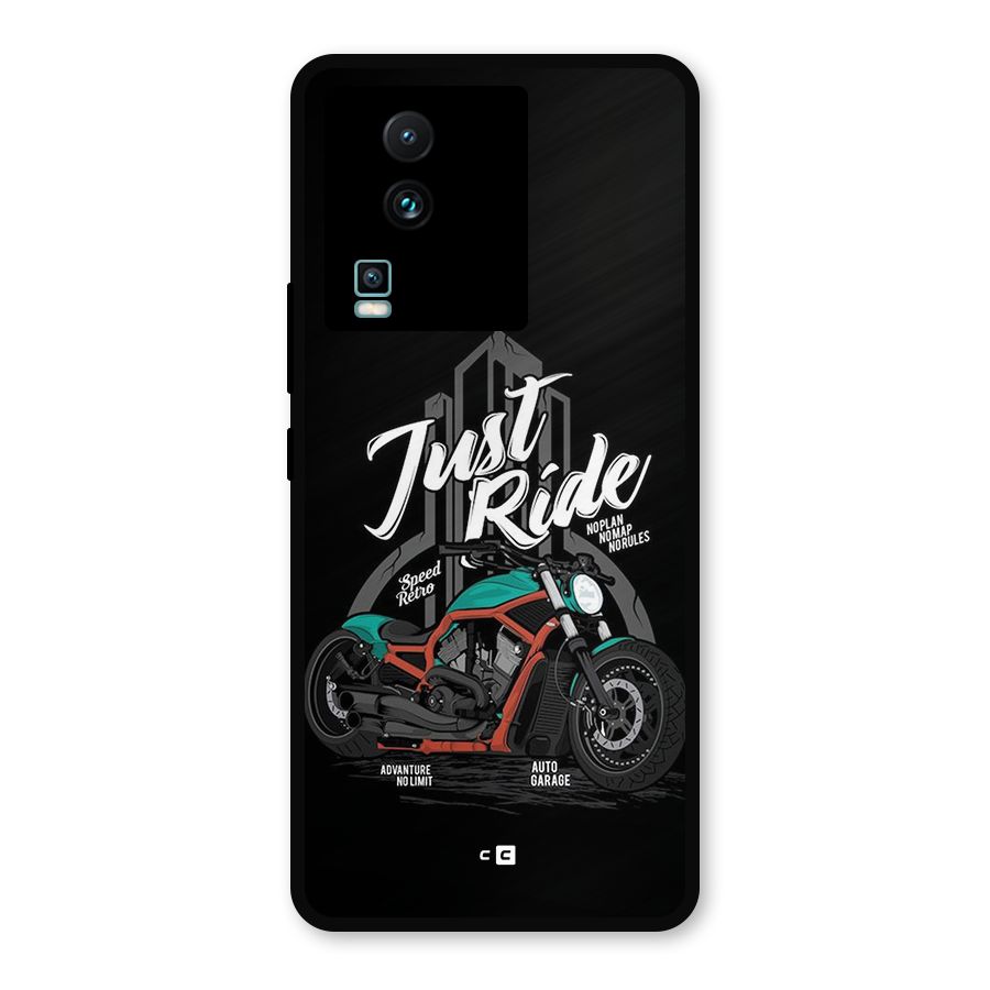 Just Ride Speed Metal Back Case for iQOO Neo 7 Pro