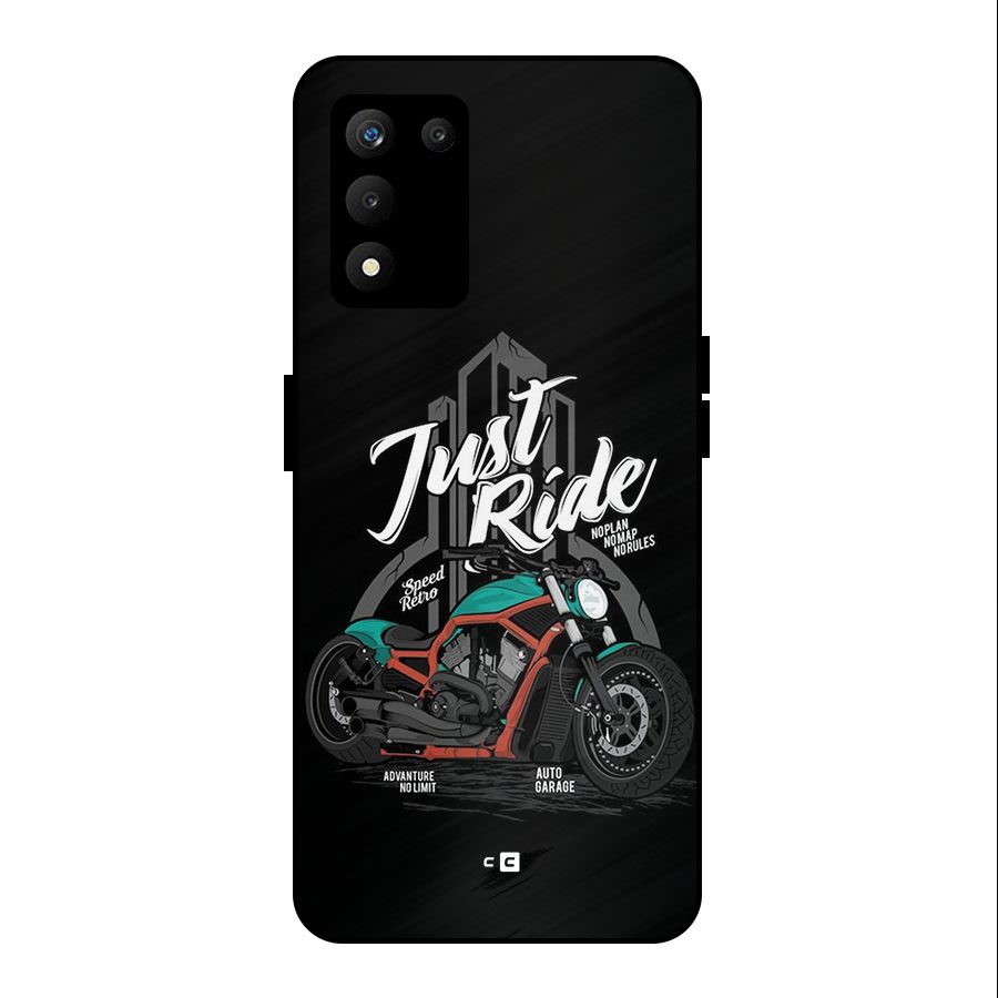 Just Ride Speed Metal Back Case for realme 9 5G SE