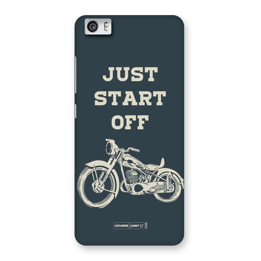 Just Start Off Back Case for Xiaomi Redmi Mi5