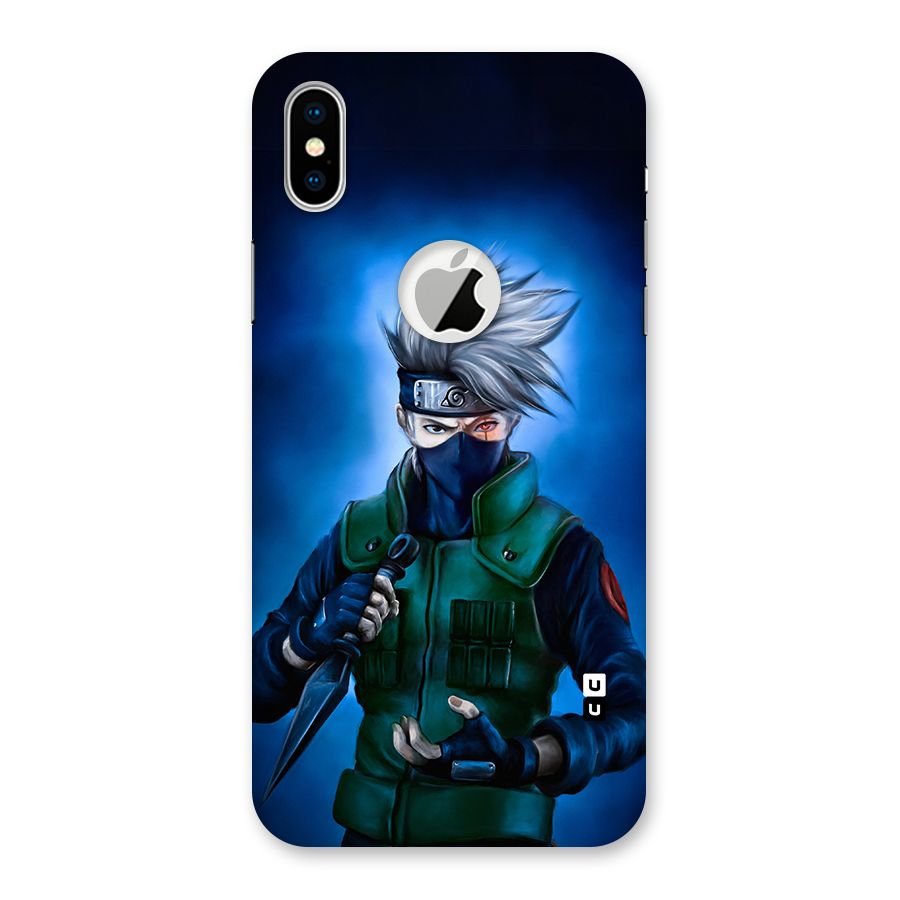 Kakashi Hatake Back Case for iPhone X Logo Cut