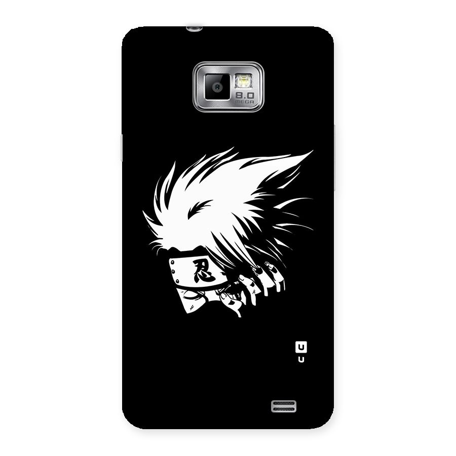 Kakashi Hatake Black Back Case for Galaxy S2