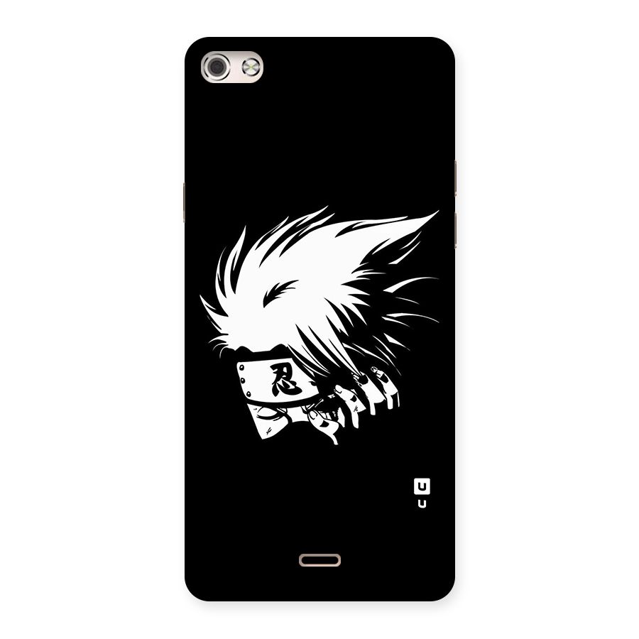 Kakashi Hatake Black Back Case for Micromax Canvas Silver 5