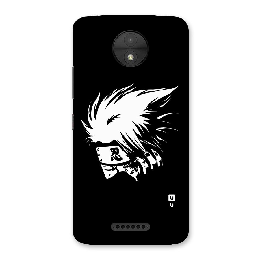 Kakashi Hatake Black Back Case for Moto C