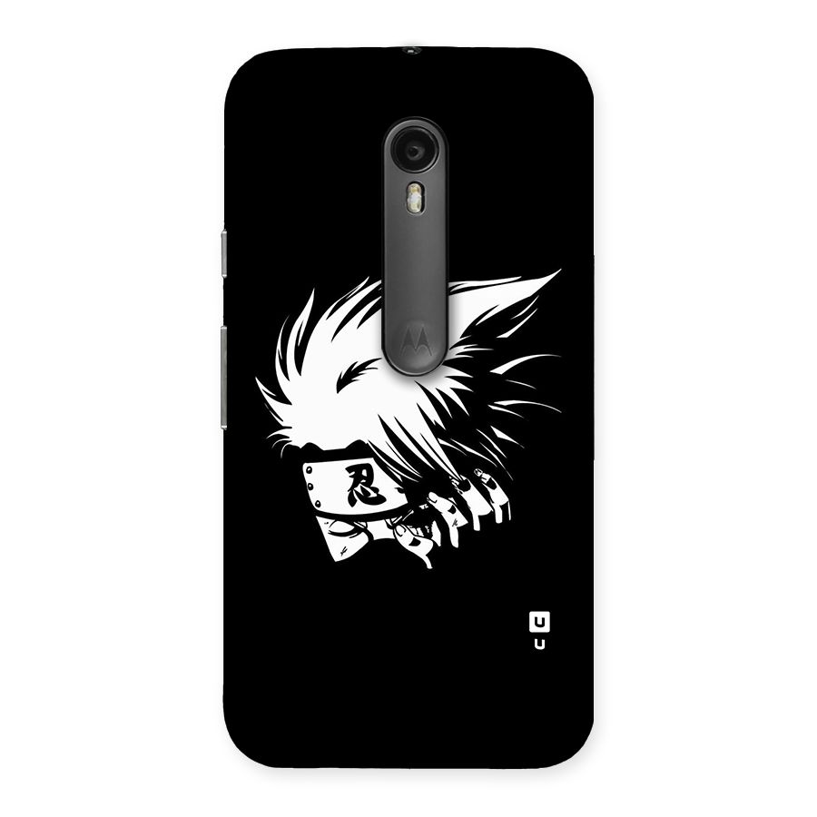 Kakashi Hatake Black Back Case for Moto G Turbo