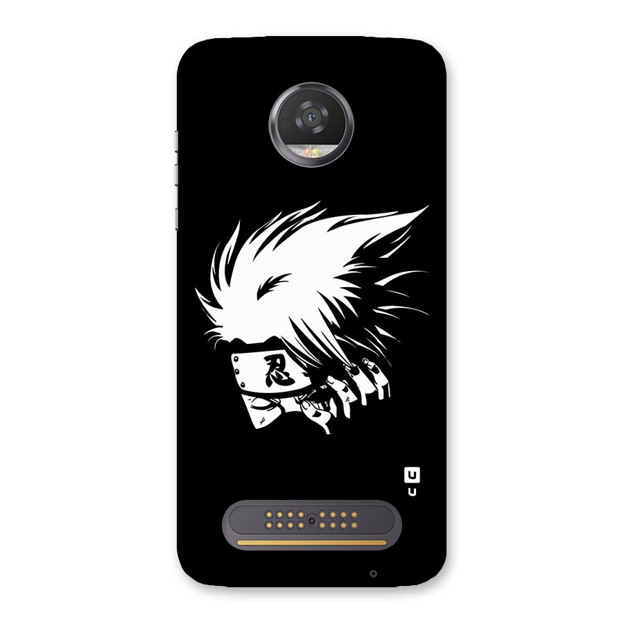 Kakashi Hatake Black Back Case for Moto Z2 Play
