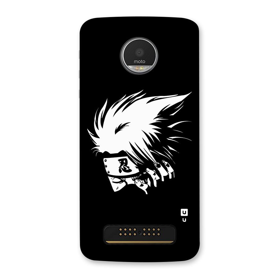 Kakashi Hatake Black Back Case for Moto Z Play