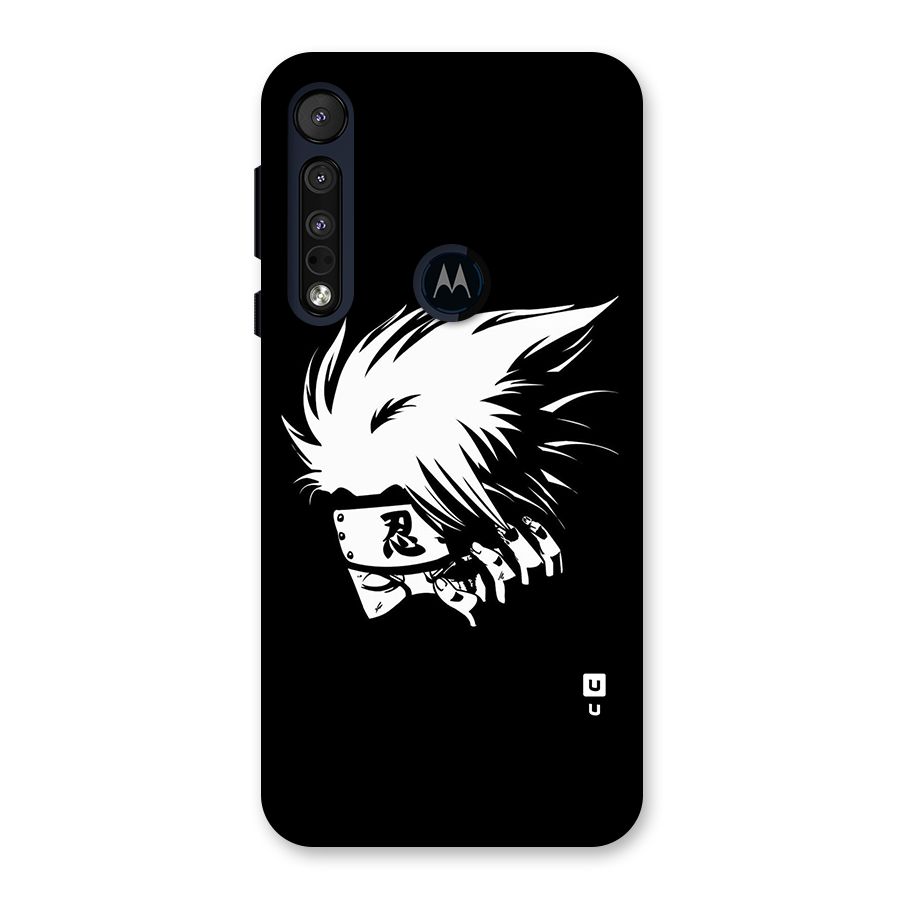 Kakashi Hatake Black Back Case for Motorola One Macro