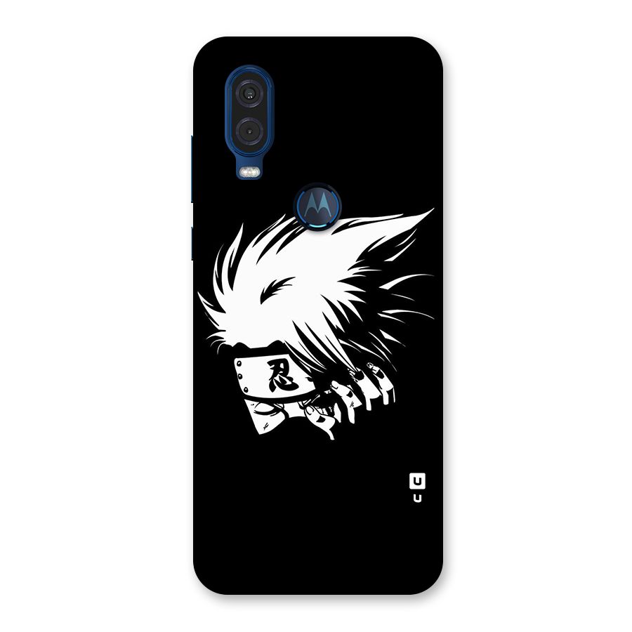 Kakashi Hatake Black Back Case for Motorola One Vision