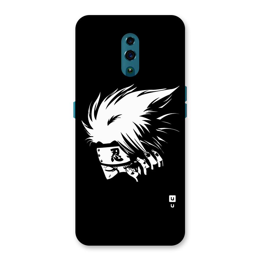 Kakashi Hatake Black Back Case for Oppo Reno