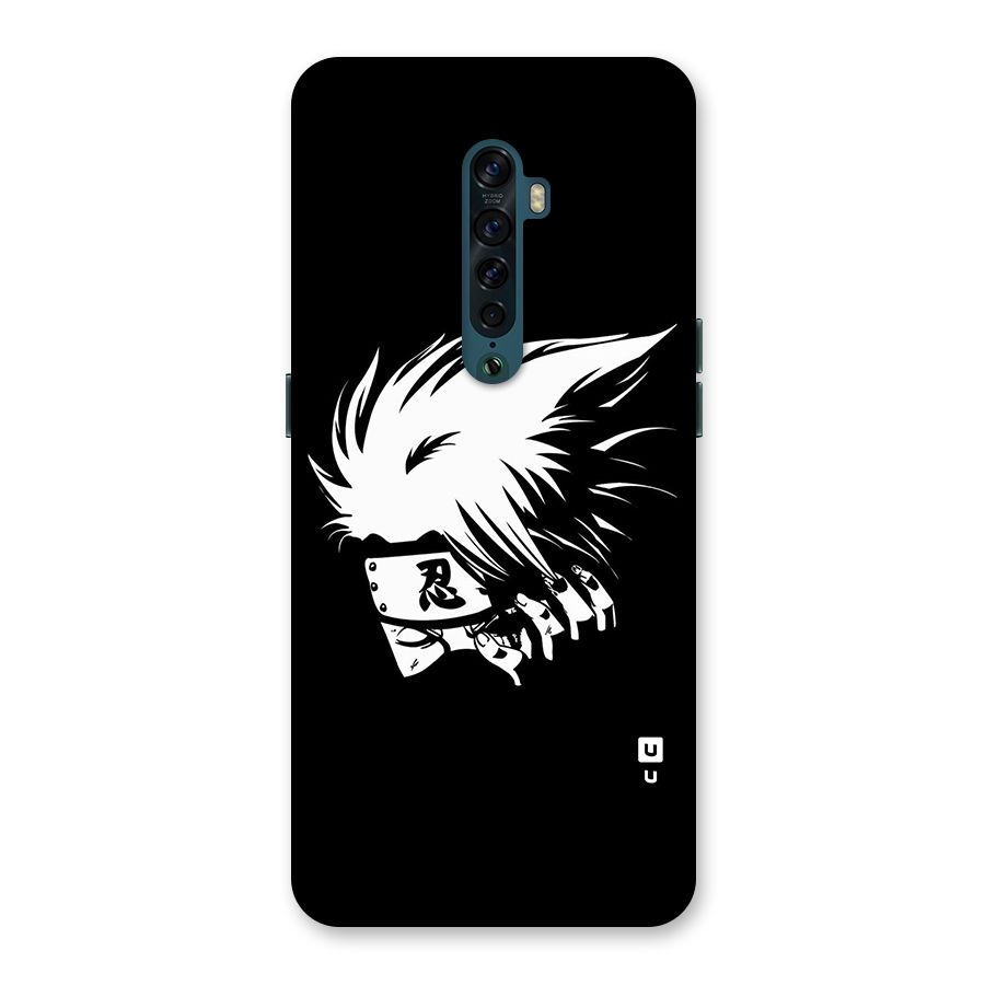 Kakashi Hatake Black Back Case for Oppo Reno2