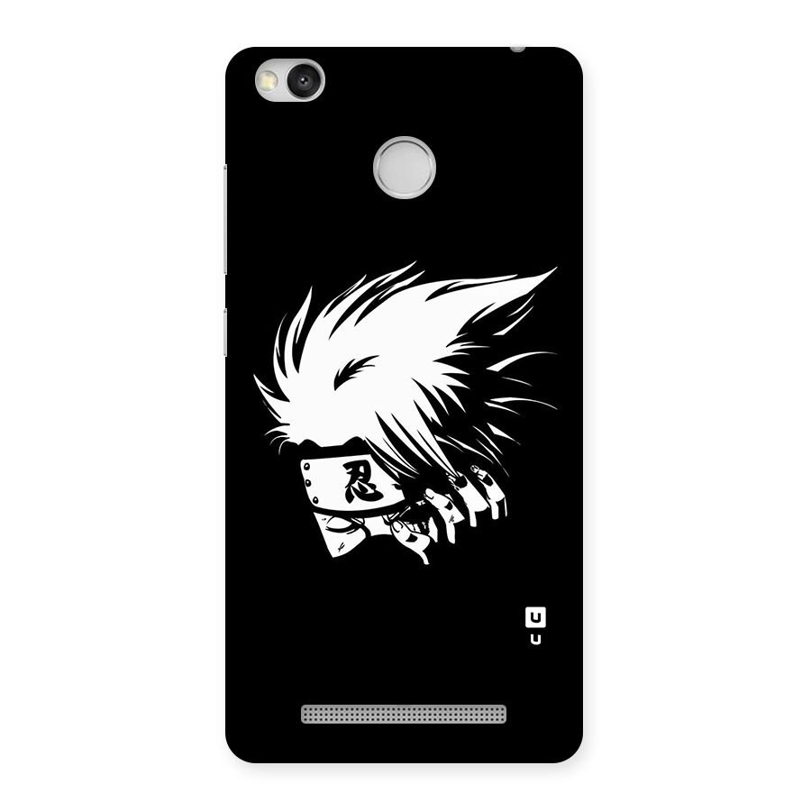 Kakashi Hatake Black Back Case for Redmi 3S Prime