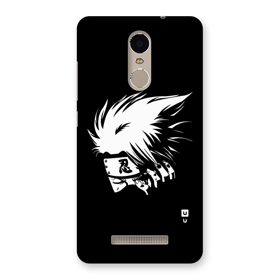 Kakashi Hatake Black Back Case for Xiaomi Redmi Note 3