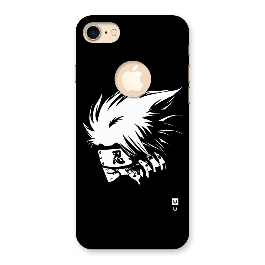 Kakashi Hatake Black Back Case for iPhone 7 Logo Cut
