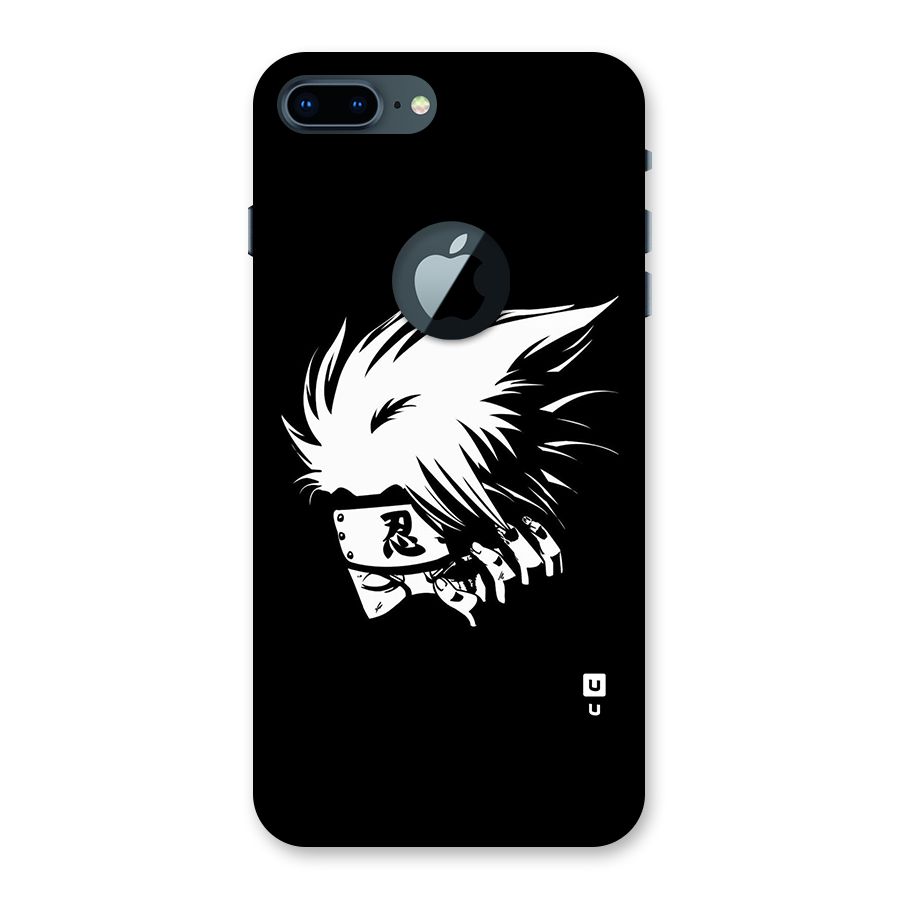 Kakashi Hatake Black Back Case for iPhone 7 Plus Logo Cut