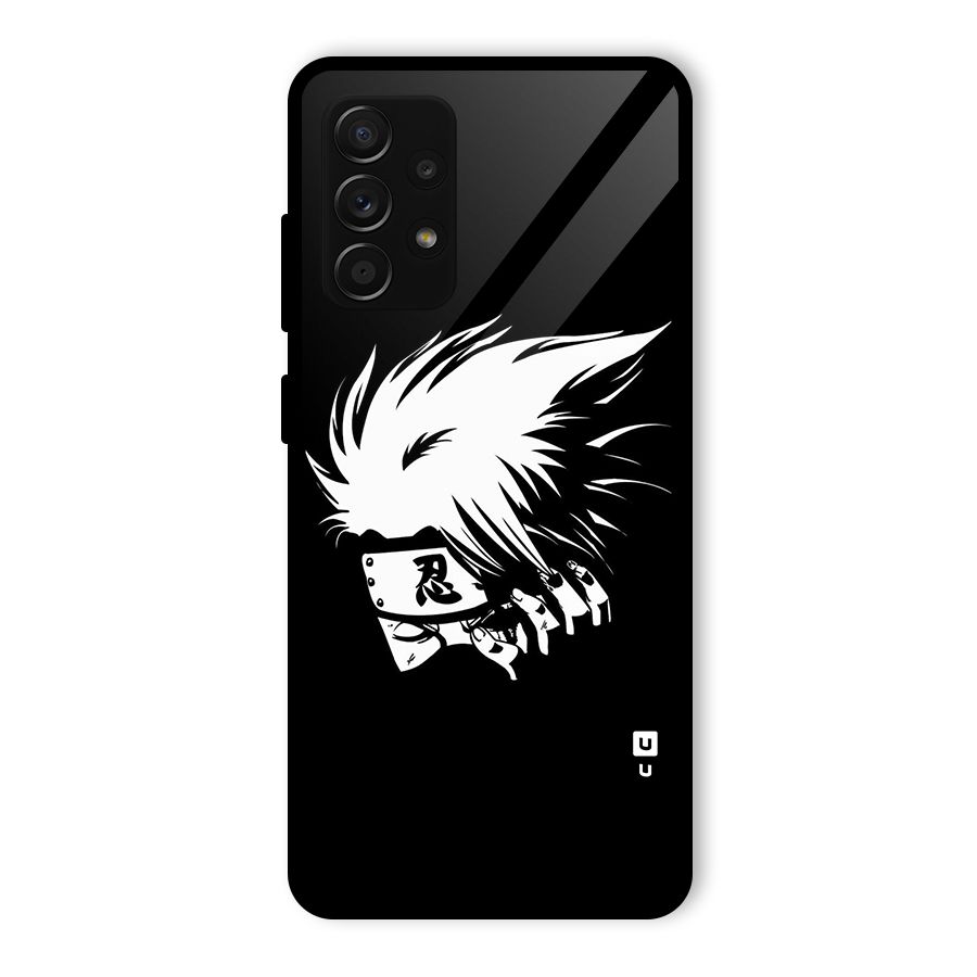 Kakashi Hatake Black Glass Back Case for Galaxy A53 5G