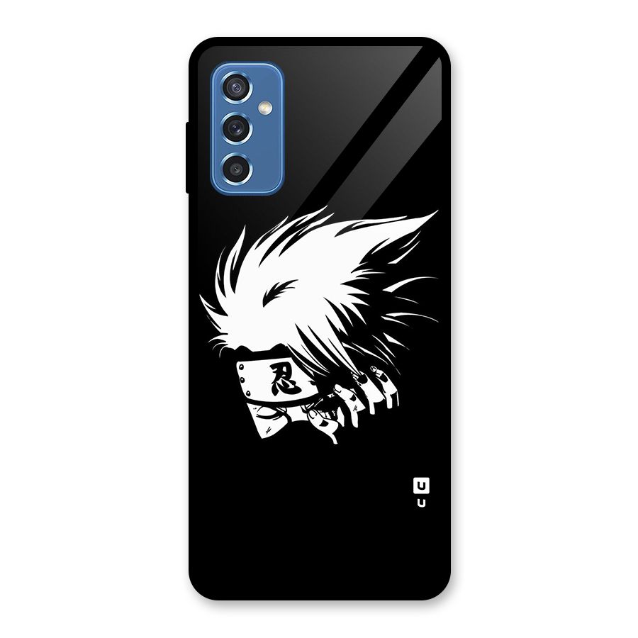 Kakashi Hatake Black Glass Back Case for Galaxy M52 5G