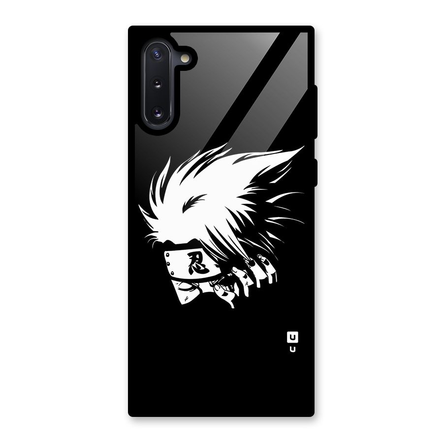 Kakashi Hatake Black Glass Back Case for Galaxy Note 10