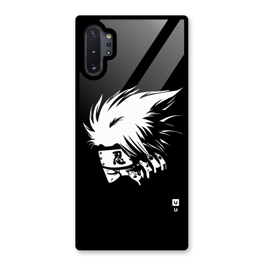 Kakashi Hatake Black Glass Back Case for Galaxy Note 10 Plus