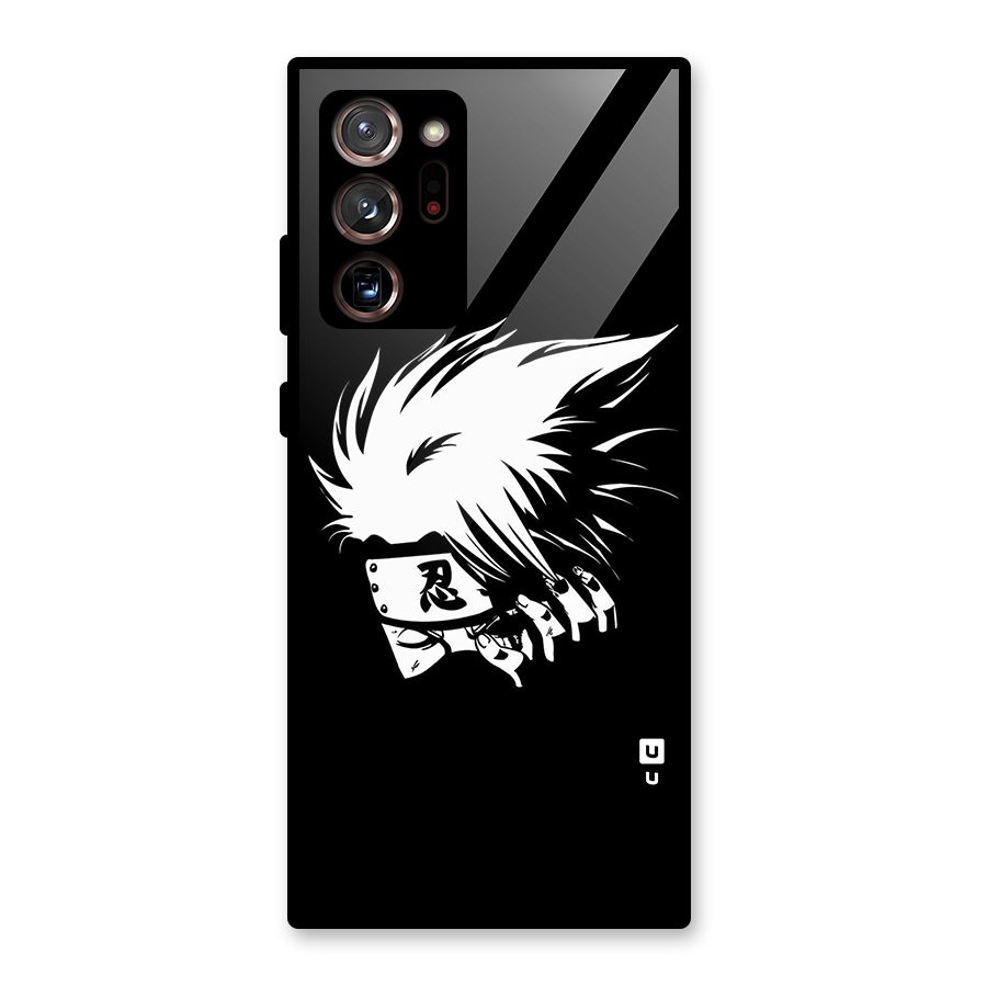 Kakashi Hatake Black Glass Back Case for Galaxy Note 20 Ultra