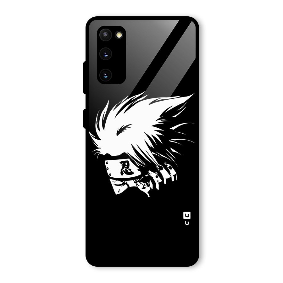 Kakashi Hatake Black Glass Back Case for Galaxy S20 FE 5G