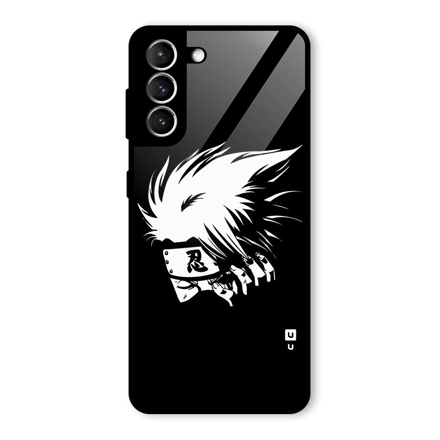 Kakashi Hatake Black Glass Back Case for Galaxy S21 5G