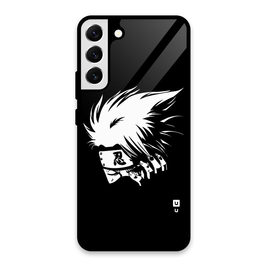 Kakashi Hatake Black Glass Back Case for Galaxy S22 Plus 5G